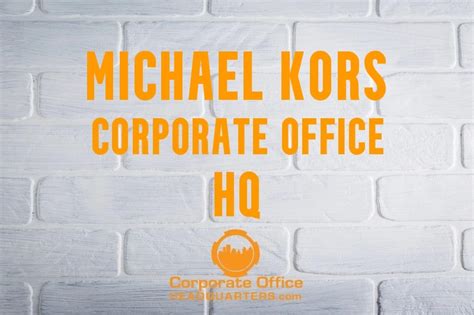 mail michael kors|Michael Kors corporate office email.